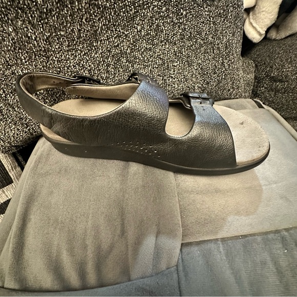 SAS TRIPAD COMFORT SANDALS, Black Pebble Leather, Made in USA, Women’s 10.5 - Picture 7 of 15